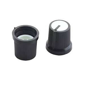 Potansiyometre Başlığı Fitilli Beyaz