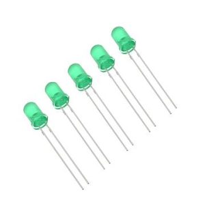 5mm Yeşil LED - 5 Adet