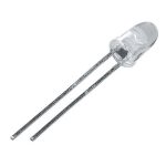 5mm Şeffaf Mavi LED - 4000–6000mcd