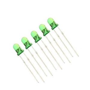 3mm Yeşil LED - 5 Adet