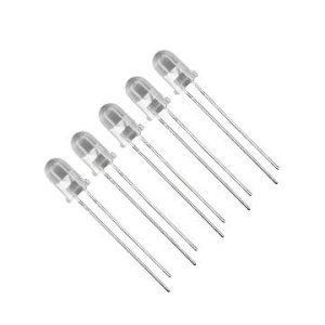 3mm Beyaz LED - 5 Adet